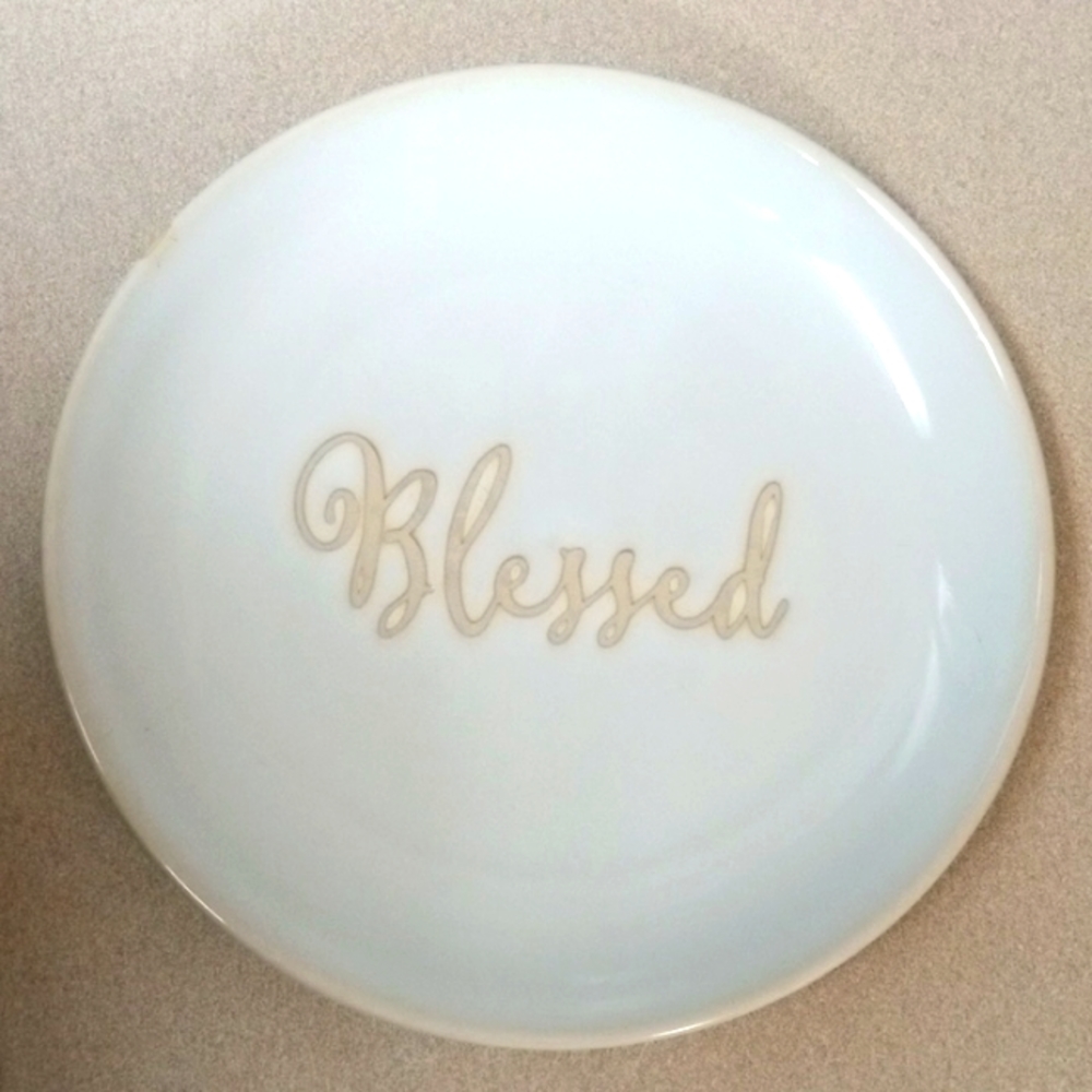 Blessed engraved plate